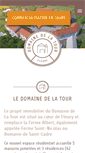Mobile Screenshot of domaine-de-la-tour.com